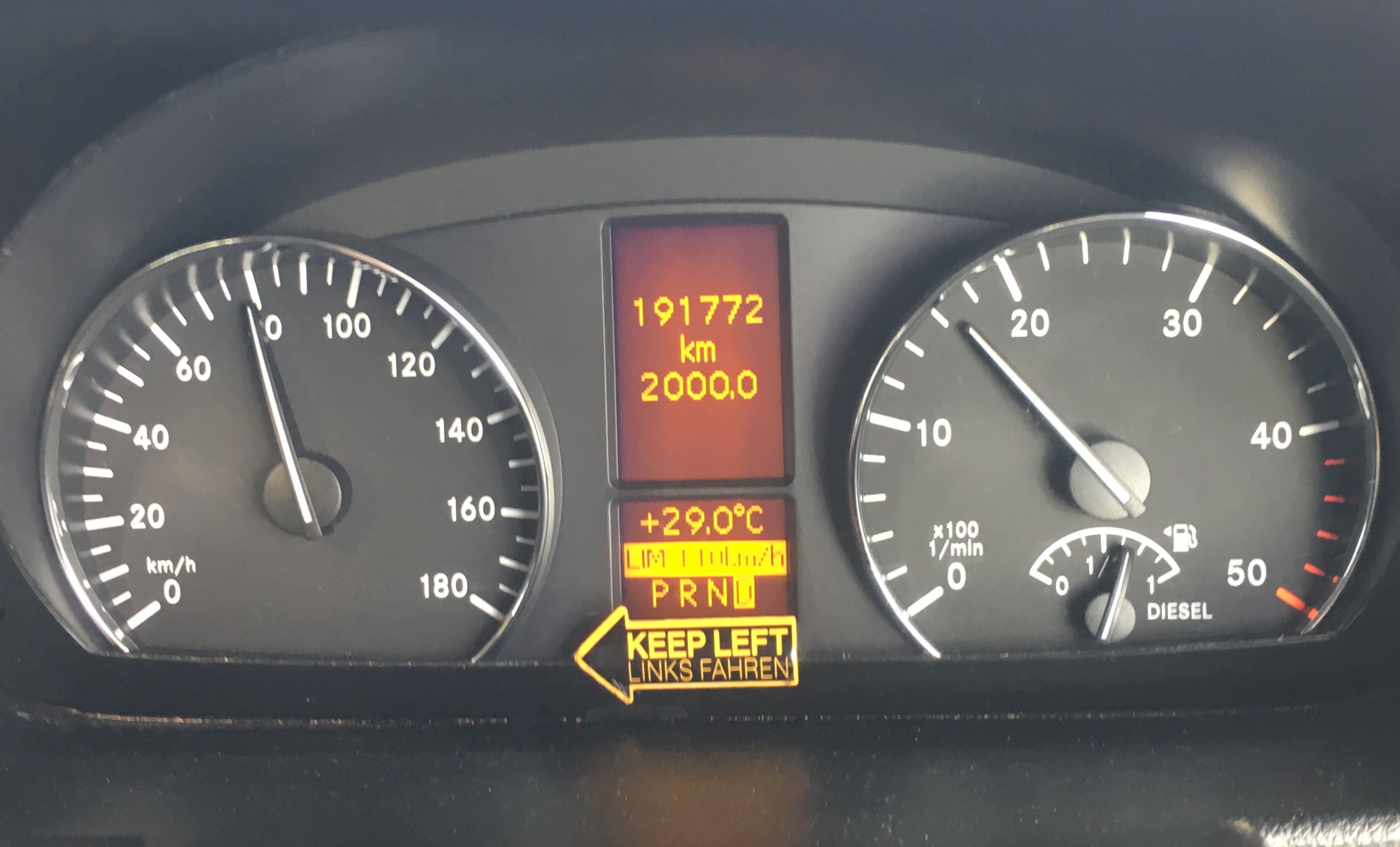 7 bisher gefahrene km in australien