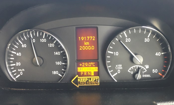 7 bisher gefahrene km in australien